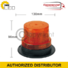 Led Flashing Beacon/Warning Lamp With Magnetic Base 12/24 V