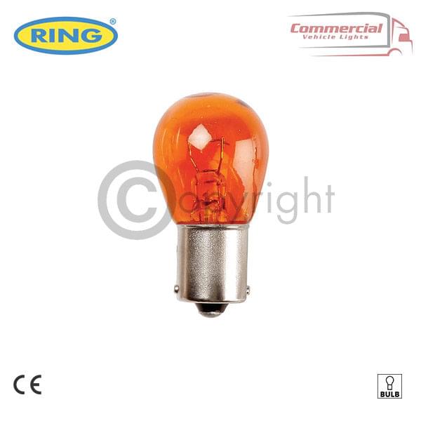 10 x RING R347 24 V 21 W AMBER INDICATOR BULBS