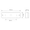 125ARME Truck / Trailer / Trike Rear  3 Function Combination Lamp