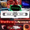 Custom Volvo Viking Truck Mirror / Lightboard 1000x250mm - Image 2