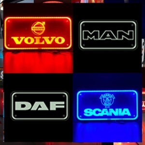 STANDARD PLEXI GLASS LIGHT BOARD FOR ALL TRUCKS & VANS 60x30cm