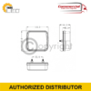 3 FUNCTION SQUARE TRAILER LIGHTS