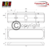 LED Autolamps 385FWARM Rear Combo Lamp with Dynamic Indicator 12/24v