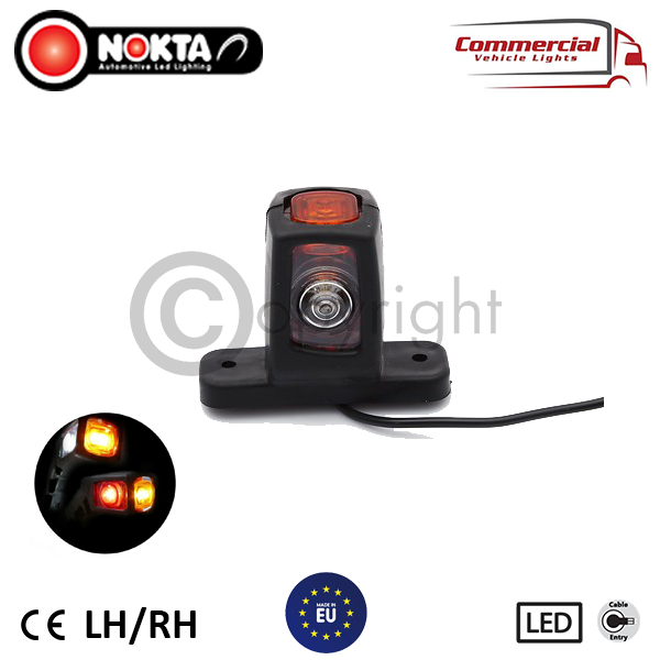 24 VOLT SHORT STALK END MARKER / OUTLINE POSITION LIGHT x 2