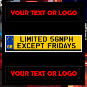 Full Colour Custom Led Windscreen Sign 500x100mm