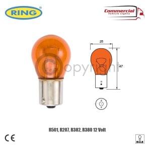 Ring R581 12v 21w Py21w Osp Bau15s Indicator (Amber)