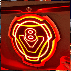 3D Scania V8 Truck Light Board
