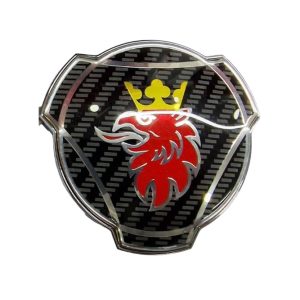 Scania Led Back-Lit Grille Emblems Carbon Effect