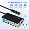 7 in 1 Multi Function Cigarette Lighter Adapter with Diaplay - Image 4