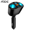 Double Cigarette Lighter With Multiport Charger And Voltage Display