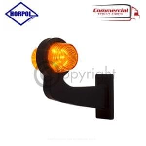 Long Arm Old School Led Marker Light Amber-Amber Horpol LD2589