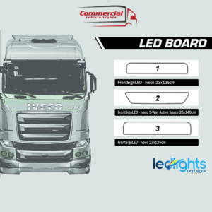 Iveco LED Name Board / Illuminated Front Sign