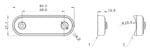 Fristom Dark Long Marker Light Flat/Curved Fit Rubber Gasket FT-073 - Image 3