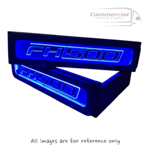 Volvo FH 500 Truck LED Seat Base Black with Blue LED (Made To Order )