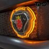 Scania Grille Emblems Carbon Effect