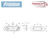 Fristom Marker Light With Flushed Fit Rubber Gasket FT-015