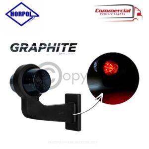 Long Arm Old School Led Marker Light White-Red Horpol (GRAPHITE)
