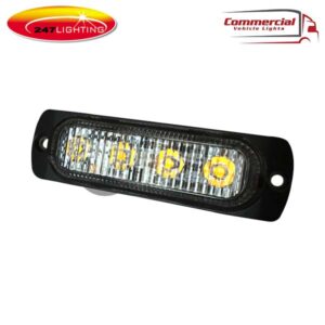 4 LED Directional Warning Light | Reg 10/65 | Slimline 247-CA7071A