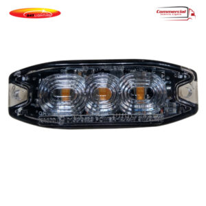 3 LED Directional Warning Light | Reg 10/65 | Slimline 247-CA7182A