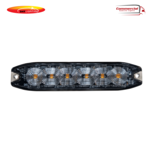 6 LED Strobe Warning Light | Reg 10/65 | Slimline 247-CA7184A