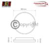 95STIM 12/24 95mm Stop / Tail / Indicator Round Combi Lamp