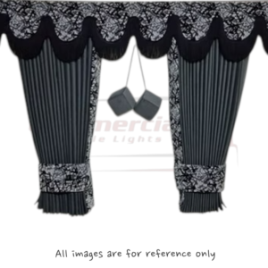 Dark Grey Danish Plush Curtains
