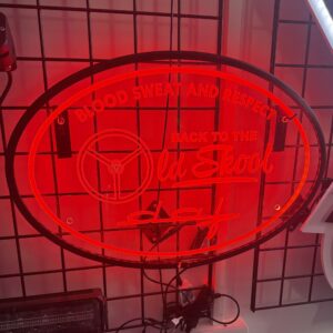 DAF Old School 600x400mm Plexi Sign 12 Volt (Small Scratches)